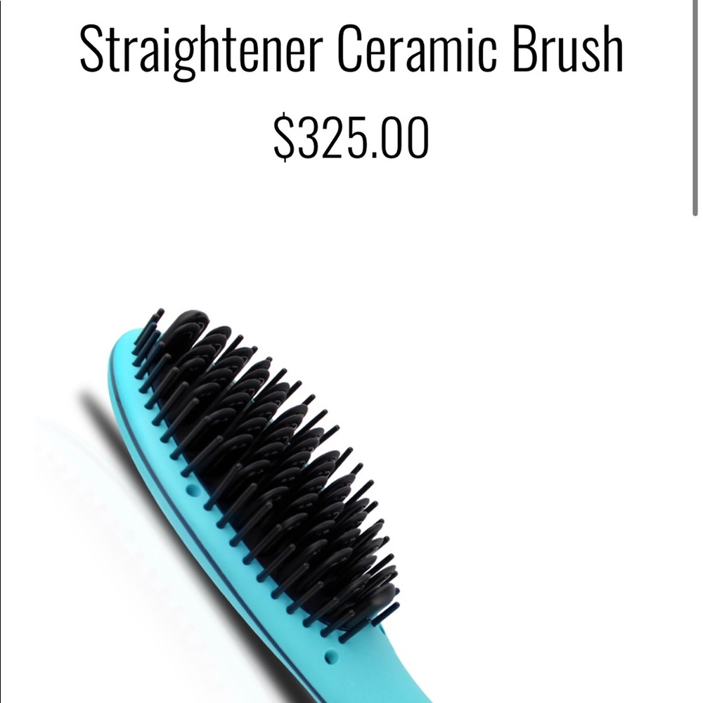 Straight Ahead ceramic straightener brush